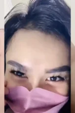 Bibiww Omek Pakai Tripod Sambil Lepas Masker